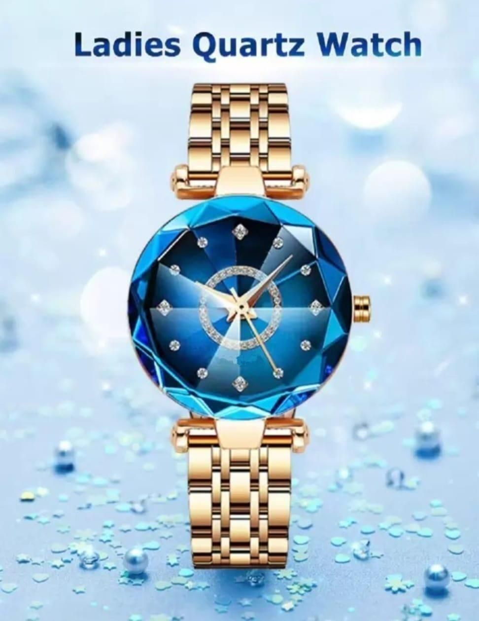 Women 's Beautiful Diamond Shape Watch